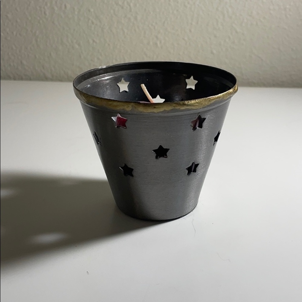 Vintage star candle holder